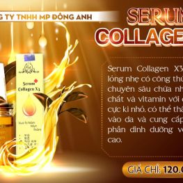 Serum Căng Bóng Da Collagen X3 Mỹ Phẩm Đông Anh - SERUM