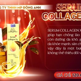 Serum Căng Bóng Da Collagen X3 Mỹ Phẩm Đông Anh - SERUM
