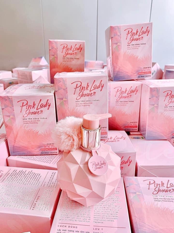 Sữa Tắm Xông Trắng Pink Lady Shower Q-Lady Onaya - 8938521373674