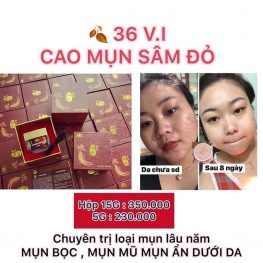 Cao mụn Sâm Đỏ 36 Vị MeeA Organic loại 15g - 8938534672009