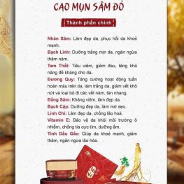 Cao mụn Sâm Đỏ 36 Vị MeeA Organic loại 15g - 8938534672009