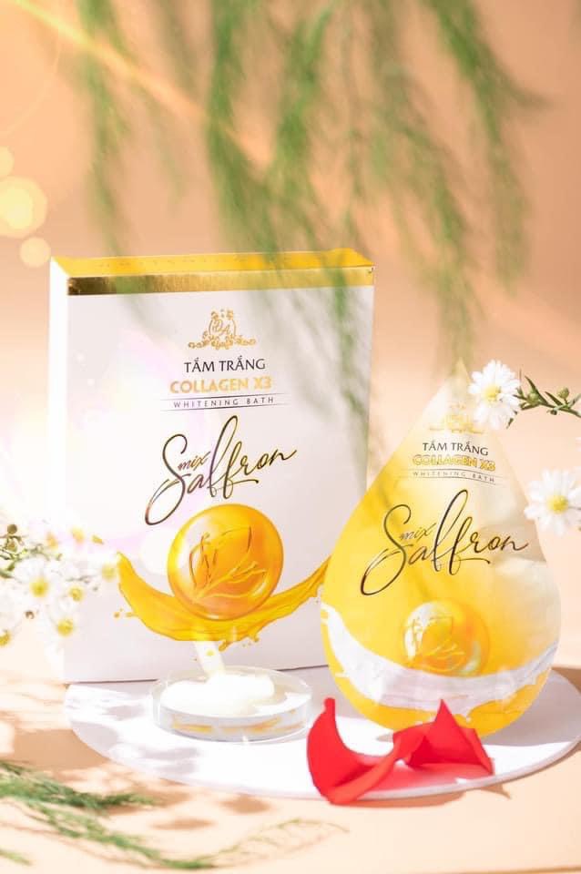 Tắm trắng Saffron Collagen X3