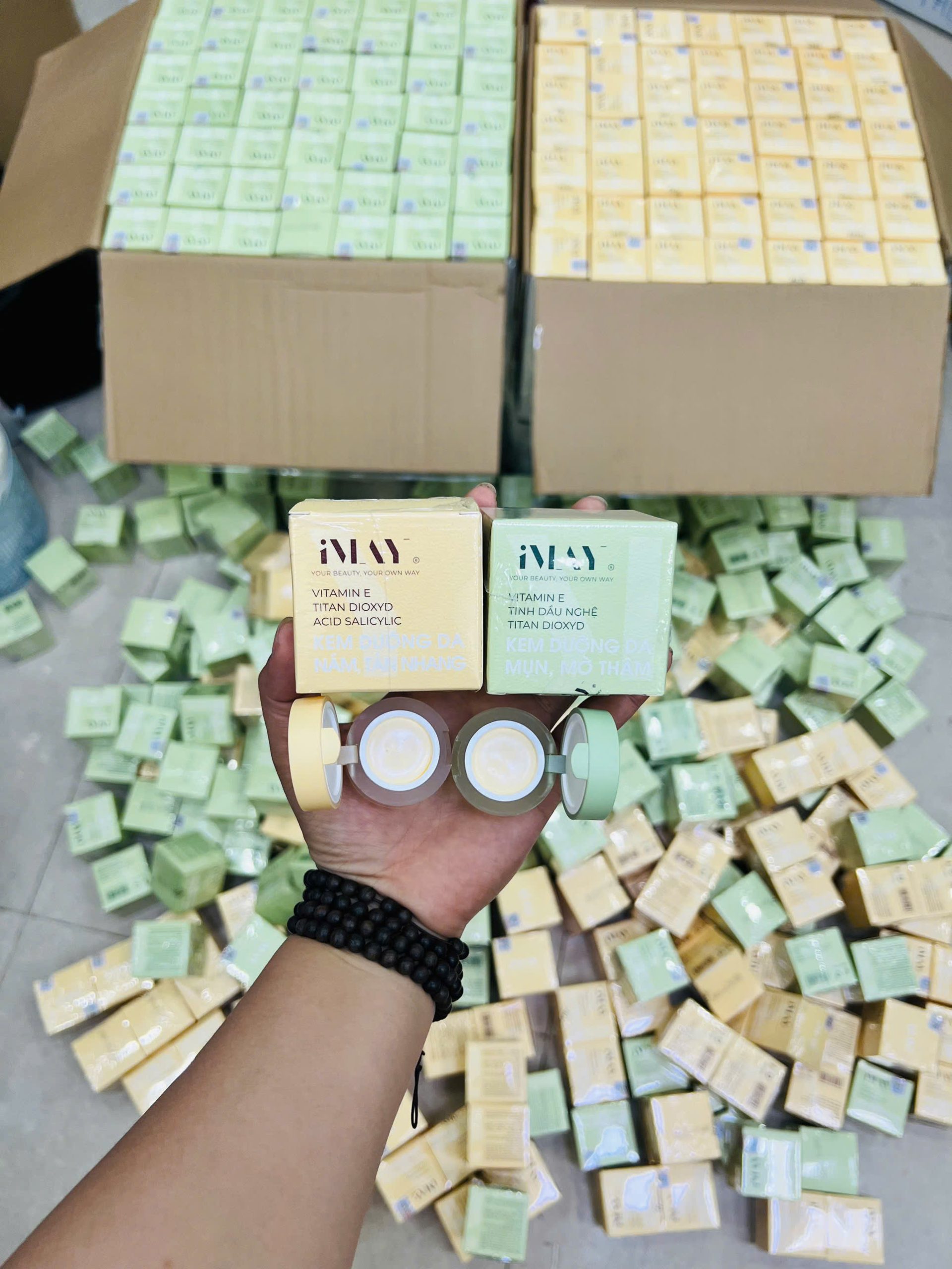 Kem Face Thanh Mây iMay Cream Nắp Xanh