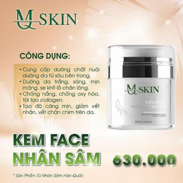 14505-485025f9cfc7b9f4811c9c607ff900d6-11.jpg Kem Face Nhân Sâm MQ Skin - 8936117150036