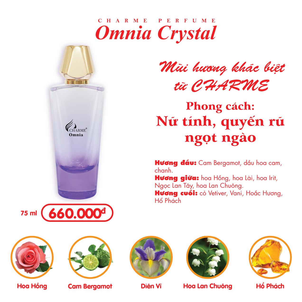 Nước Hoa Nữ Charme Omnia Crystal 75ml - 8936194690098