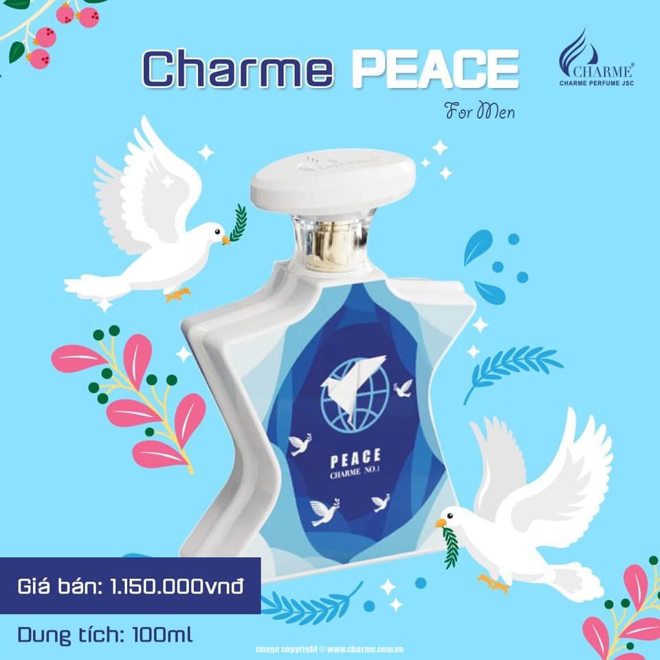 Nước Hoa Nam Charme No.1 Peace 100ml - 8936194690487