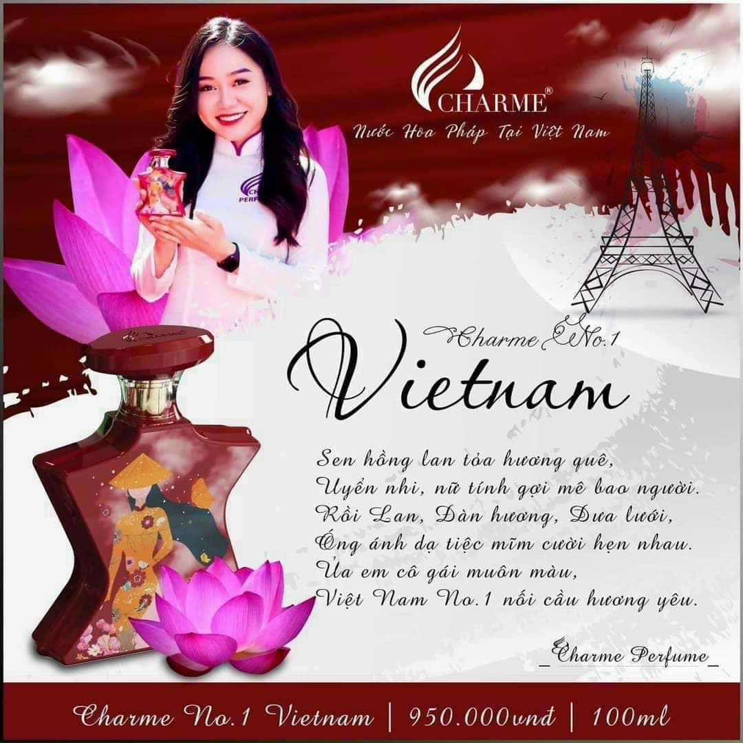 Nước Hoa Nữ Charme No. 1 Việt Nam 100ml - 8936194690456