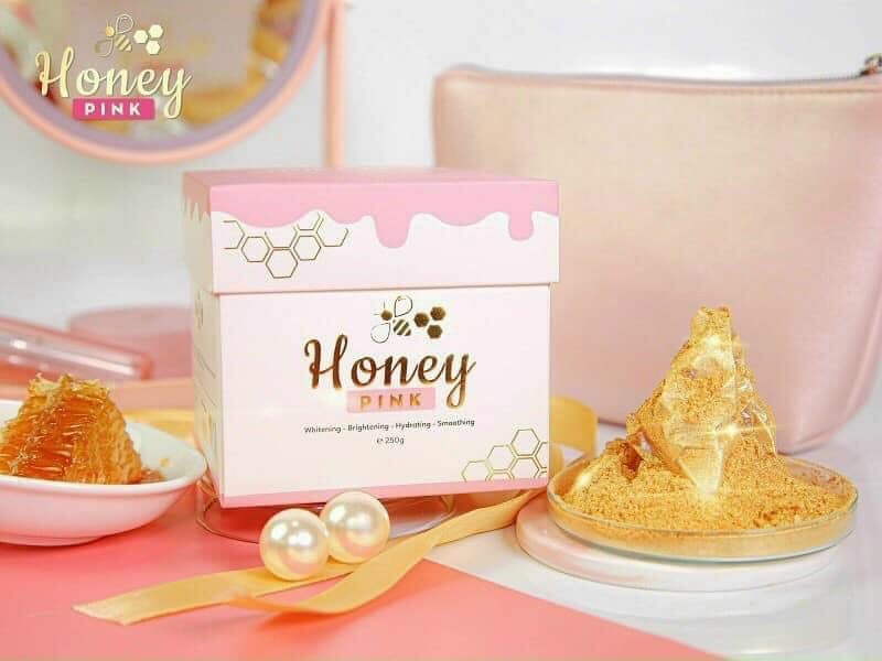 Kem Body Honey Pink Sợi Mật Ong Dát Vàng 24K