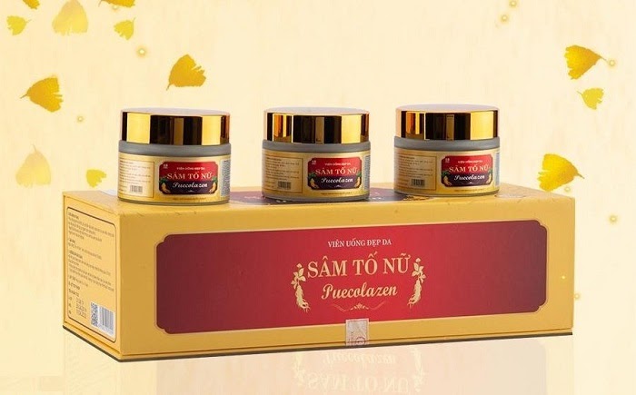 14689-sam-to-nu-1-16.jpg Viên Uống Sâm Tố Nữ Collagen Puecolazen - 8938527095099