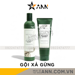 Combo bộ dầu gội xả Weilaiya mọc tóc chiết xuất gừng xả - 6971025880370