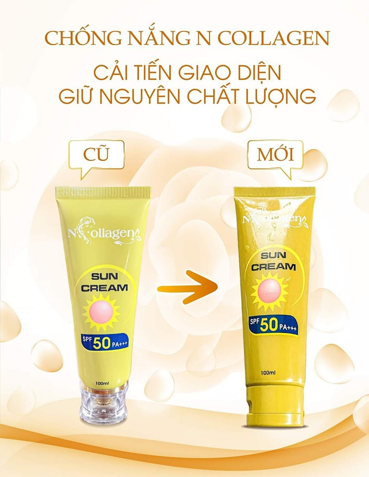 Kho sỉ kem Chống Nắng Sun Cream N Collagen