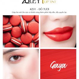 Son Zoley Stars LIP TINT Z01 màu đỏ tươi Gaga - 8936095371942