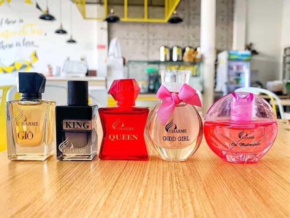 Giá sỉ set 5 Chai Nước Hoa Charme Mini 10ml