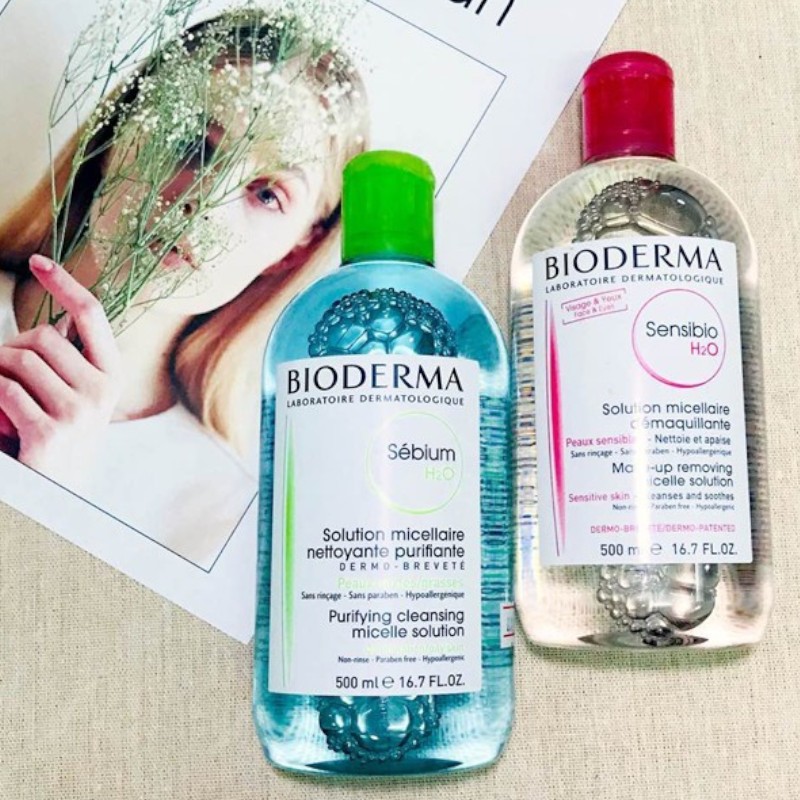 Sỉ nước Tẩy Trang Bioderma Màu Hồng Sensibio H2O 500ml Phù Hợp Da Nhạy Cảm