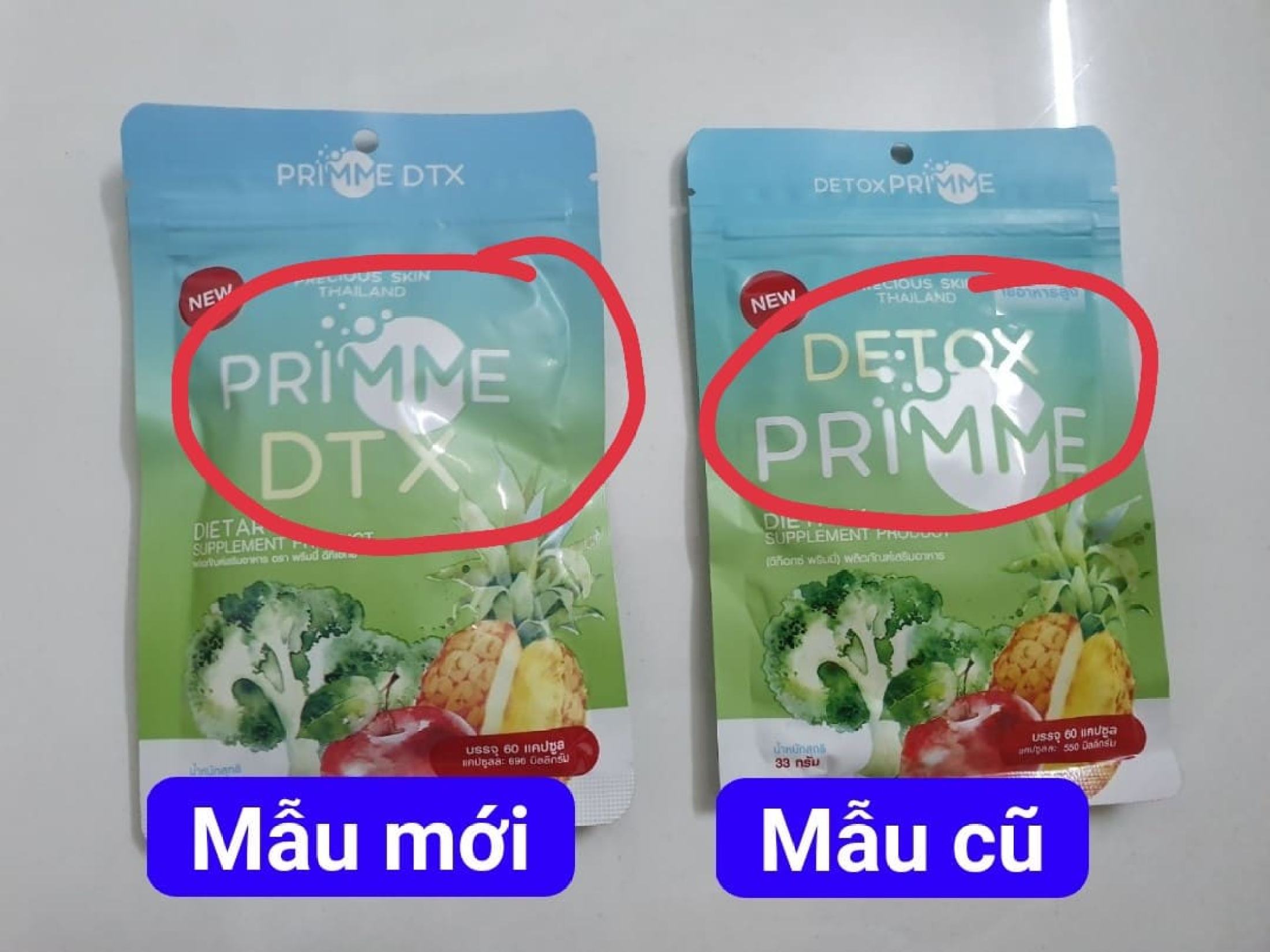 Viên Uống Detox Primme Dtx Thái Lan