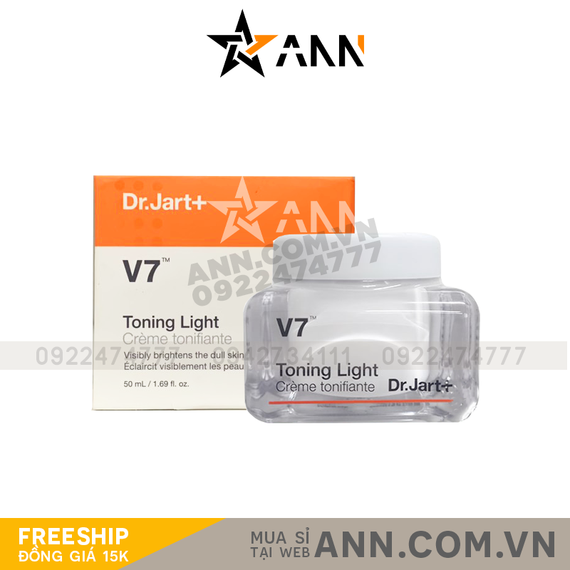 15477-v7-4.png Kem Dưỡng Dr Jart+ 50ml V7 Toning Light Làm Sáng Da Mờ Thâm Nám - 8809535807472