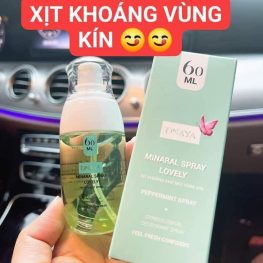 Xịt Khử Mùi Vùng Kín Onaya Màu Xanh Minaral Spray Lovely Peppermint - 8938540224049
