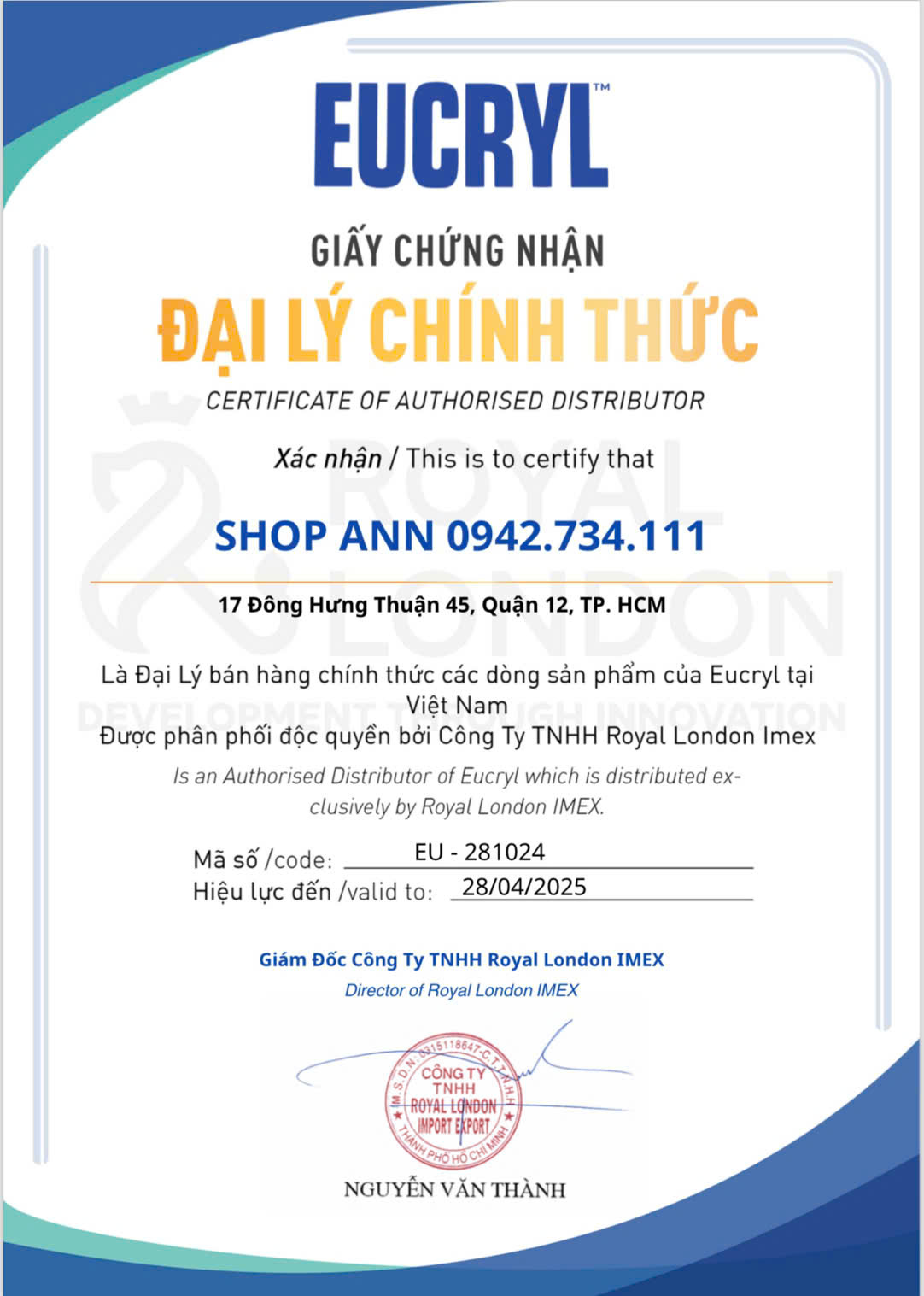 Bột Đánh Răng Giúp Trắng Răng Eucryl Anh