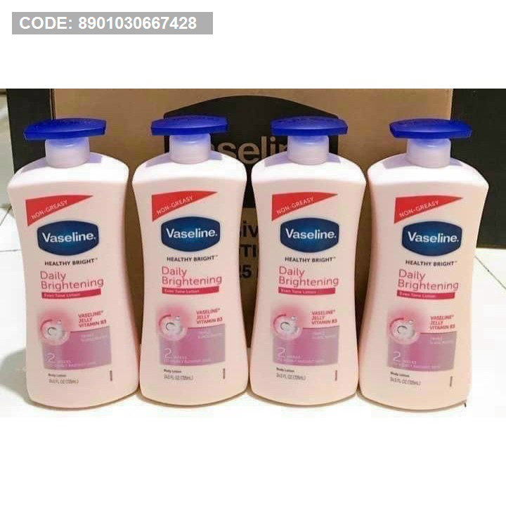 Sữa Dưỡng Thể Vaseline Healthy White 750ml - 8901030667428