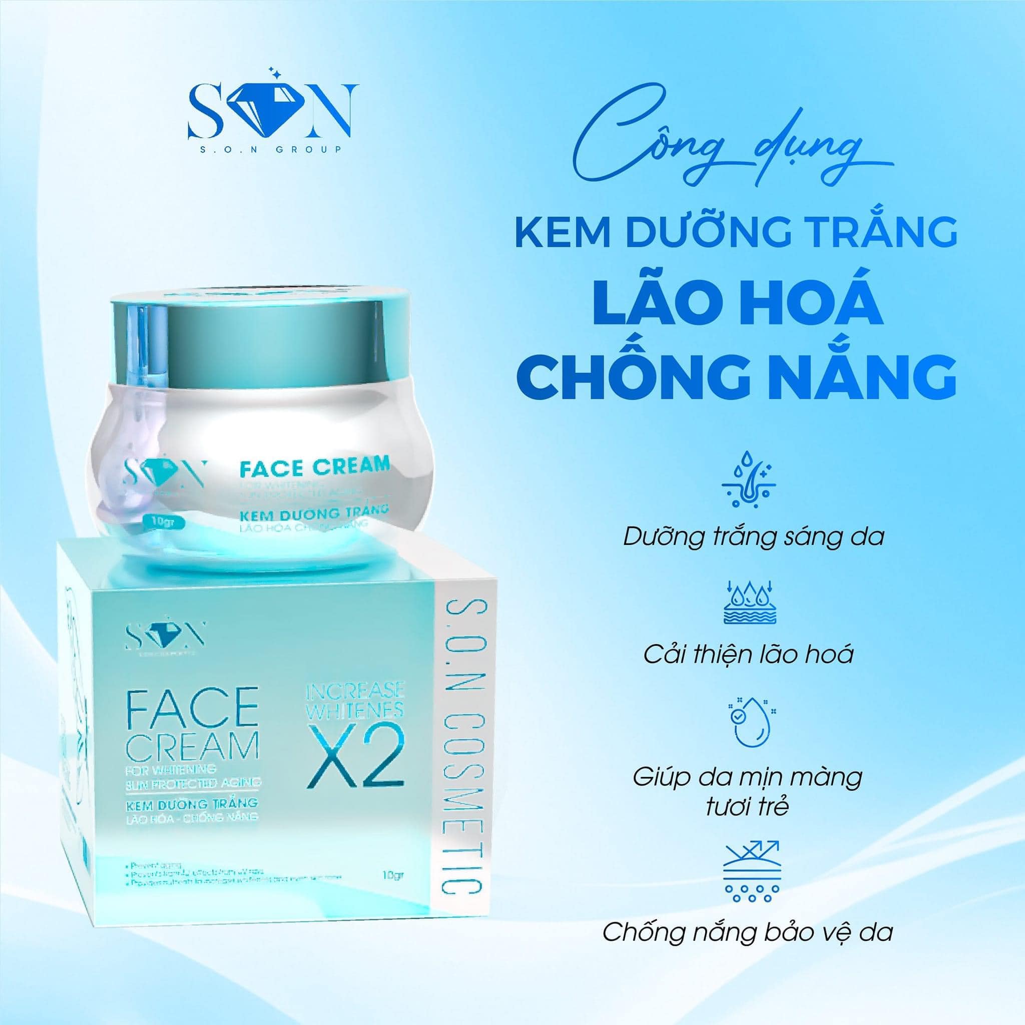 15499_449228312-1018280426485310-4709706565789997497-n_20240730171554-2.jpg Kem Face SON Màu Xanh Biển Dưỡng Trắng Da Chống Lão Hóa - 8938532048066