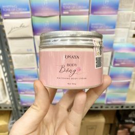 Kem body Bông 150g lotion dưỡng trắng da ONAYA chính hãng tặng kèm son - 8938540224056
