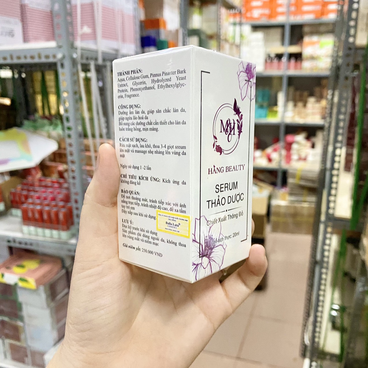 15560-z2885076941883-9dd1fd2586f187d139ec691506be135b-5.jpg Serum Thảo Dược Balla Luta Hằng Beauty 20ml - 8936144070024