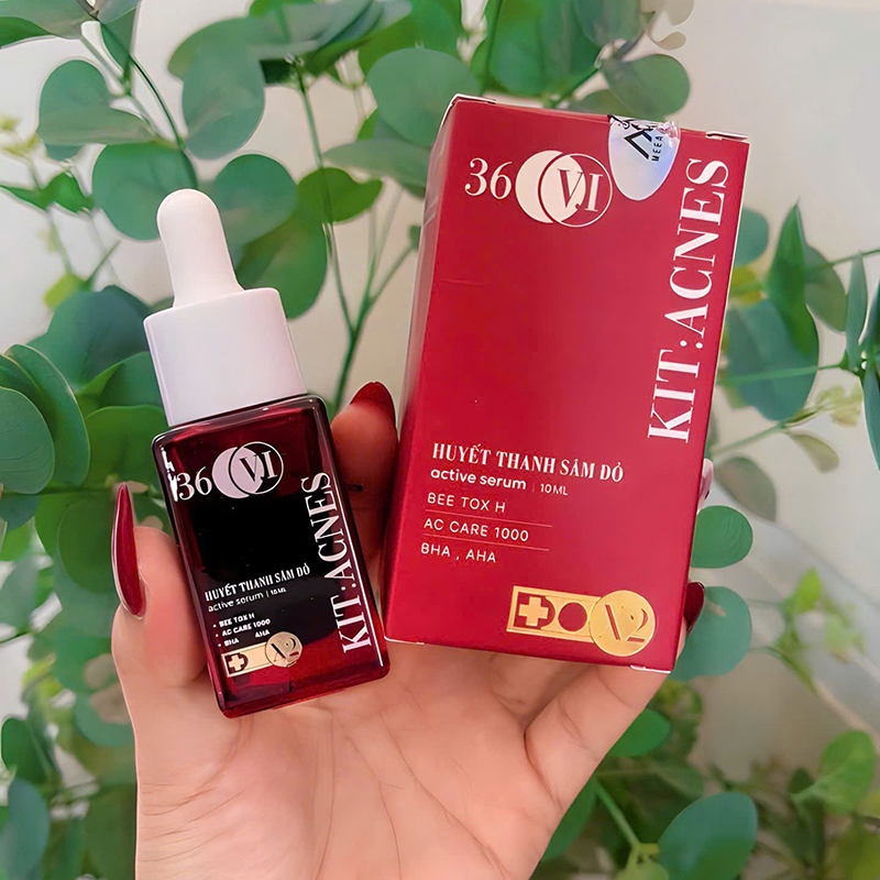Sỉ serum Cốt Huyết Thanh Thảo Dược Sâm Đỏ 36 Vị 10ml MeeA Origin