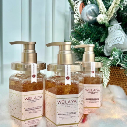 Sữa Tắm Trắng Da Cánh Hoa Hồng Weilaiya Damask 450ml Chính Hãng