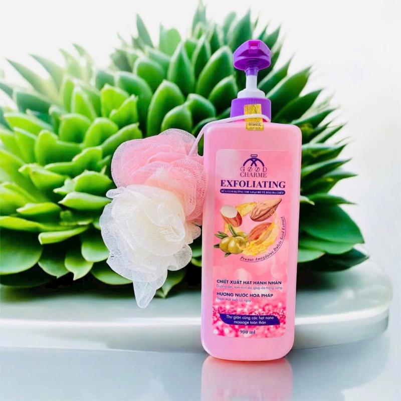 16130_7_20250913173528-5.png Sữa Tắm Cho Nữ Tẩy Tế Bào Da Chết Charme Exfoliating Hạt Hạnh Nhân Hương Nước Hoa Pháp 900ml - 8936194691552