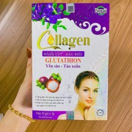 Cốm uống đẹp da Collagen Măng Cụt Đậu Biếc Zenpali chính hãng - 8938525196170