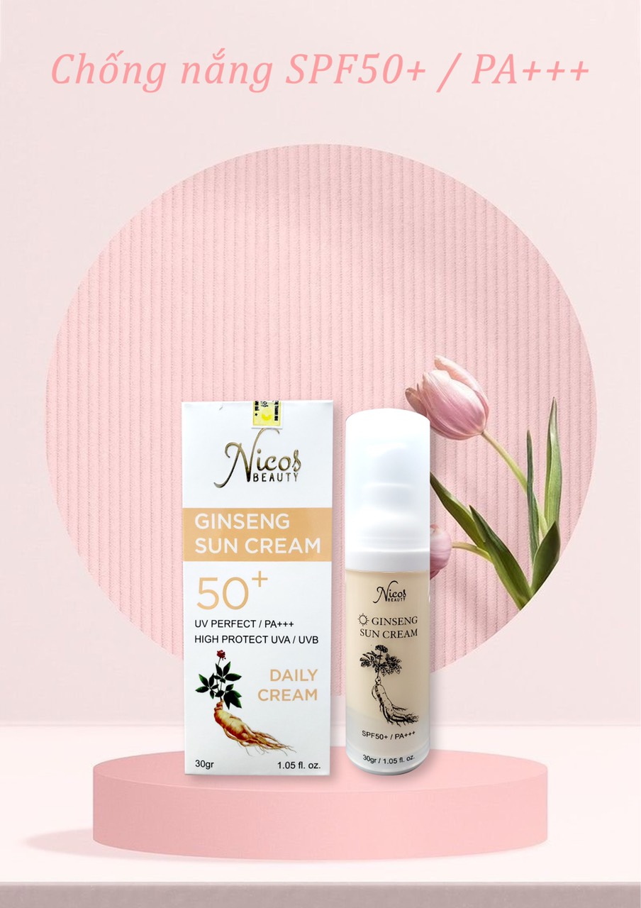 16566-z3383668912718-63ee2ca22c14aa6da577eb6ccd2169b9-3.jpg Kem Chống Nắng Rể Sâm Nicos Beauty - 8936177940172