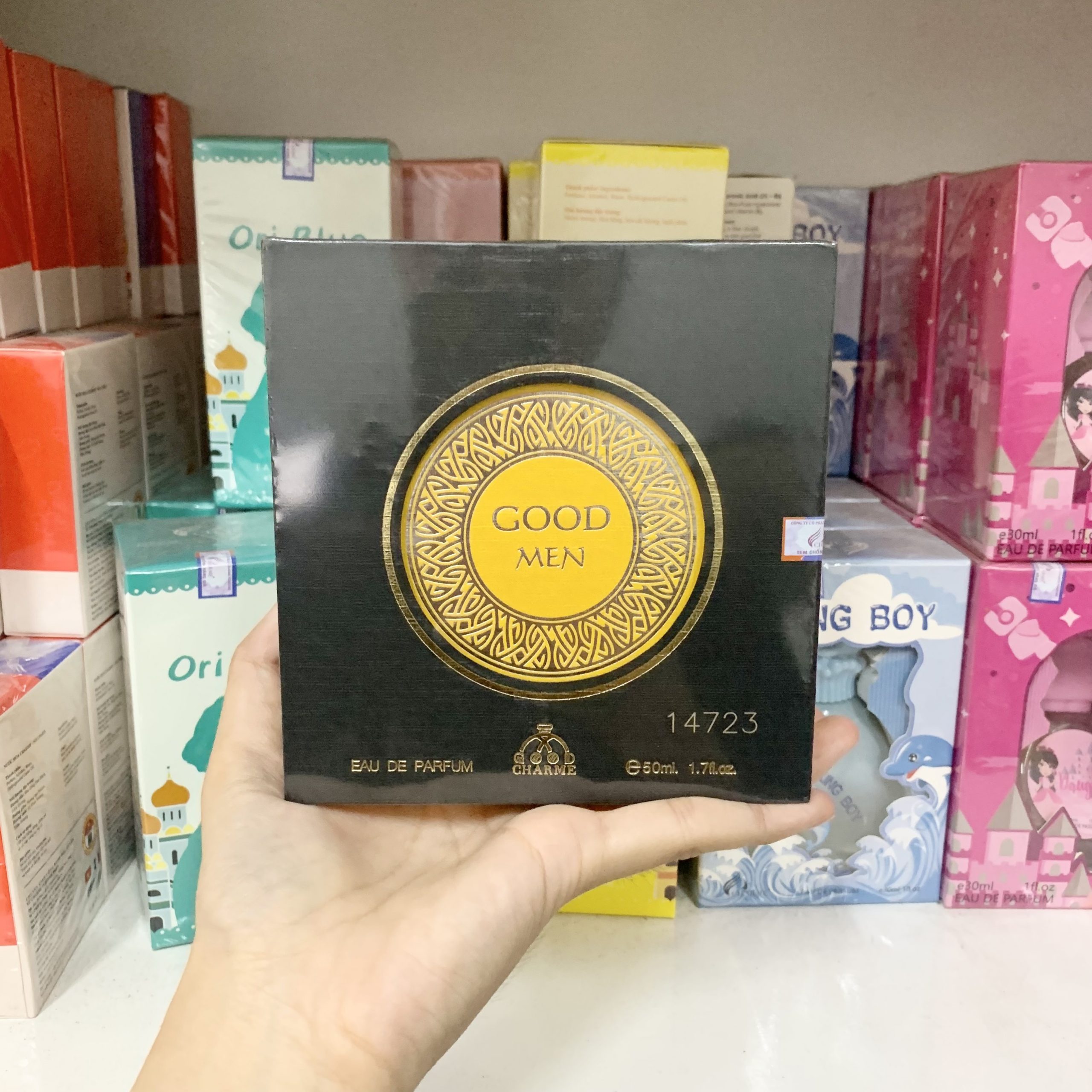 Nước Hoa Nam Good Men Màu Vàng Chính Hãng Good Charme 50ml tặng kèm quà
