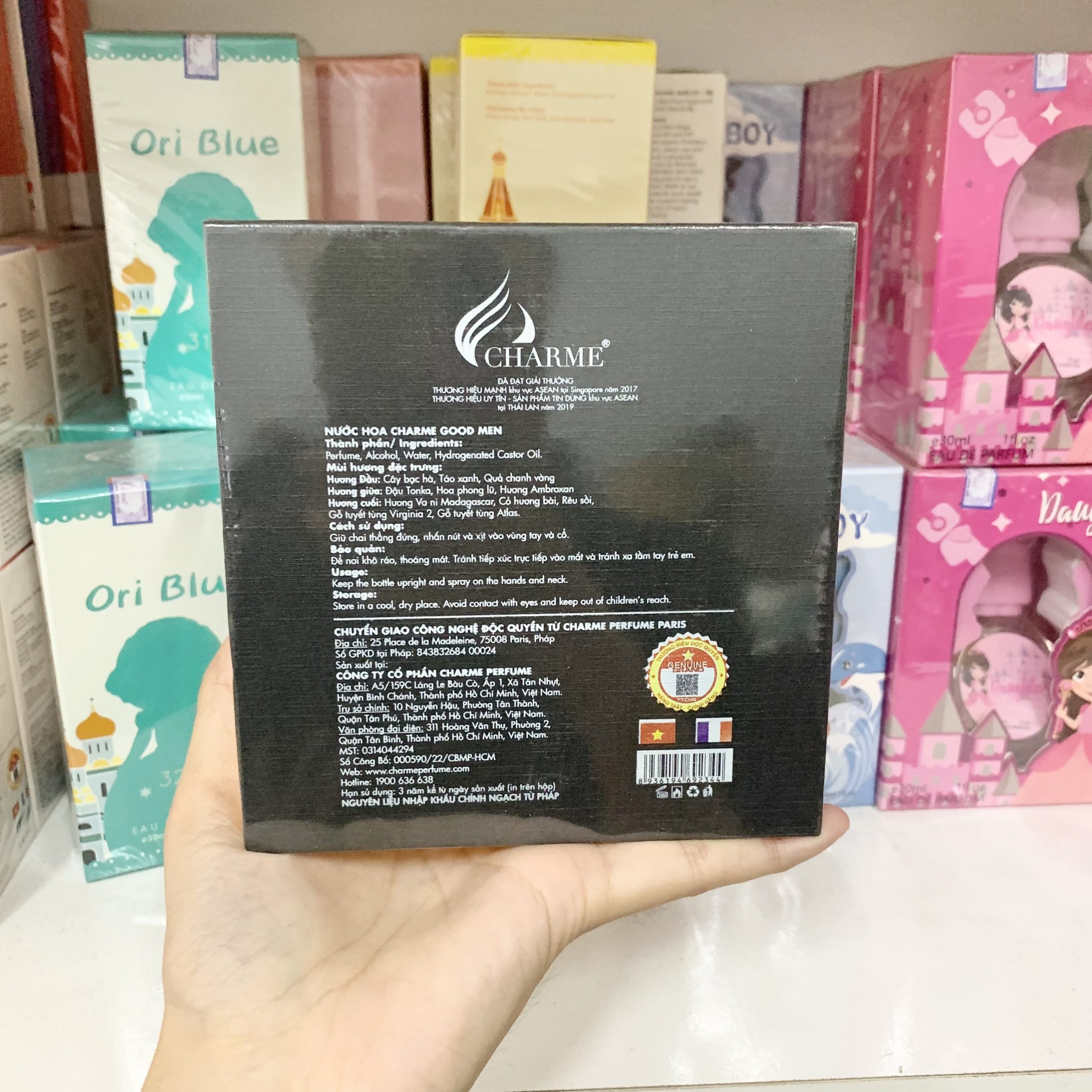 Nước Hoa Nam Good Men Màu Vàng Chính Hãng Good Charme 50ml tặng kèm quà