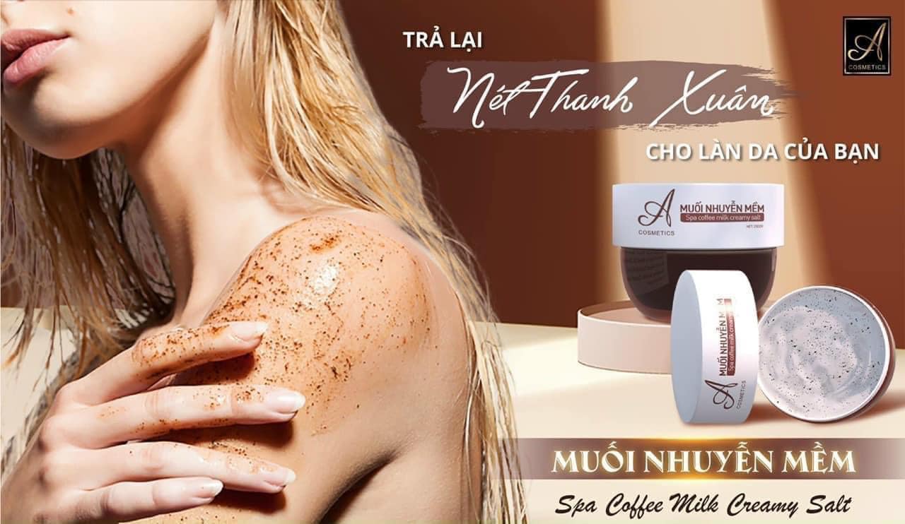 Tẩy tế bào chết muối nhuyễn mềm coffee A Cosmetics Chính Hãng