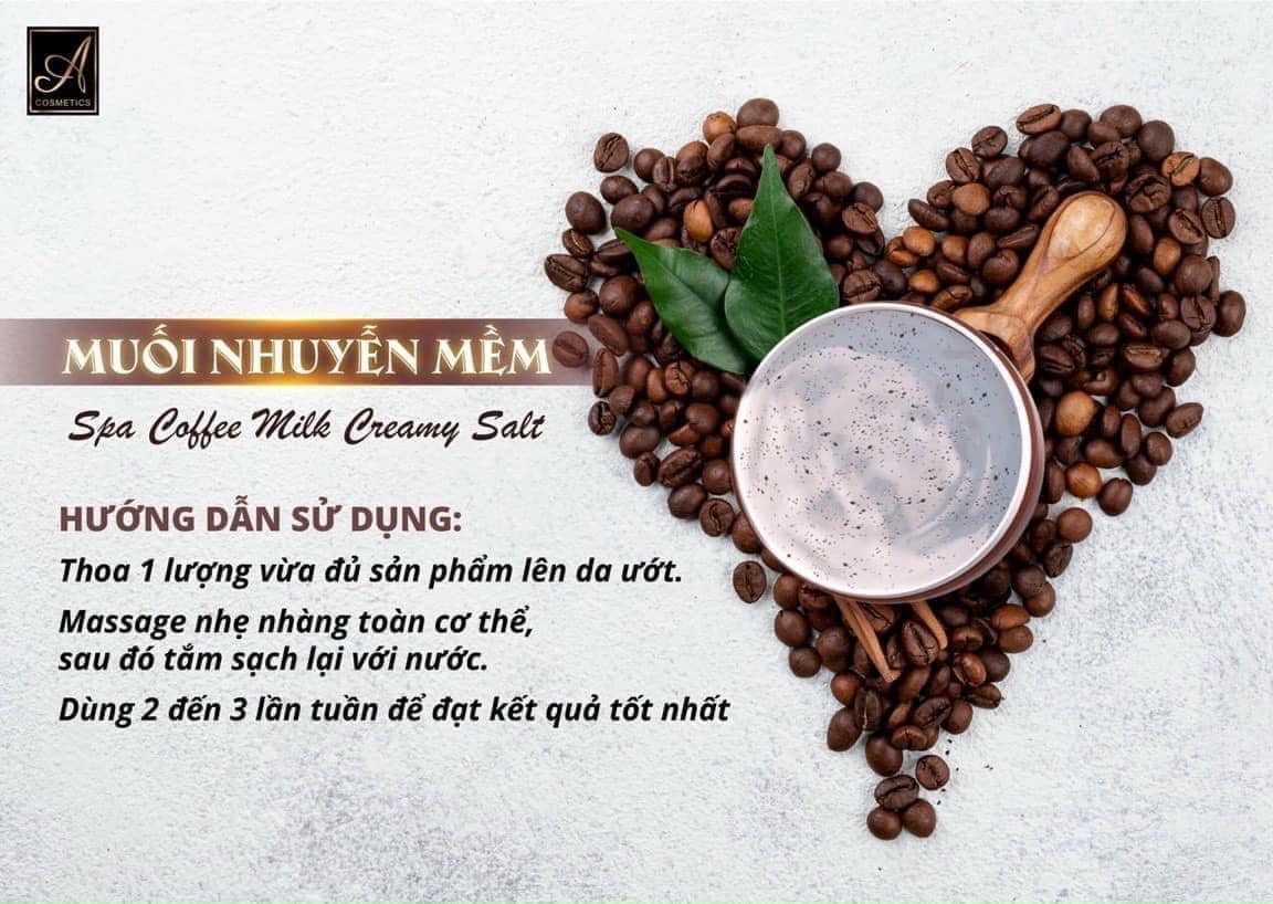 Tẩy tế bào chết muối nhuyễn mềm coffee A Cosmetics Chính Hãng