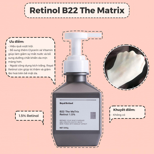Kem Body Royal Retinol B22 The Matrix - RETINOL01