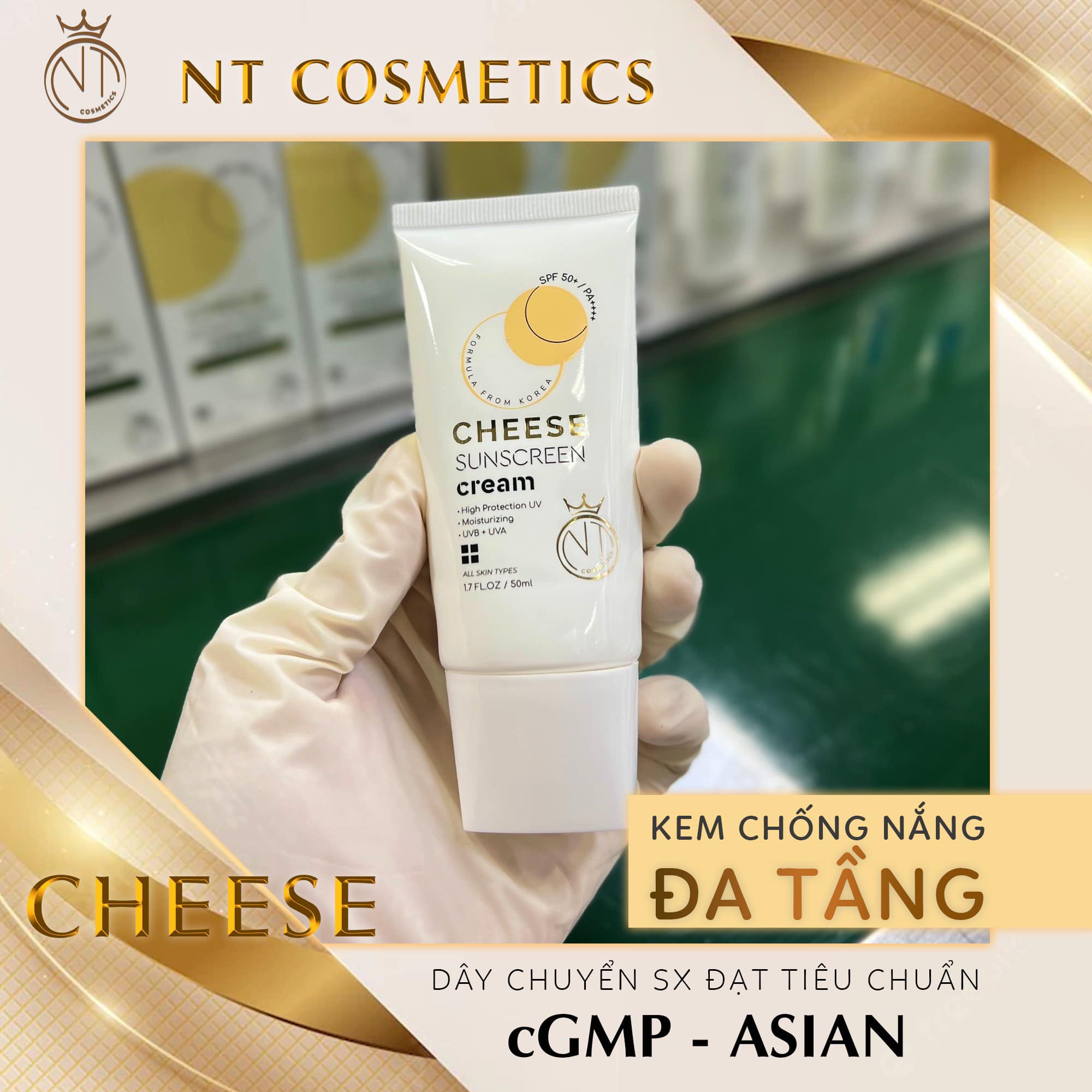 Kem Chống Nắng Cheese Mỹ Phẩm Ngọc Tú NT Cosmetics - 8936206760078