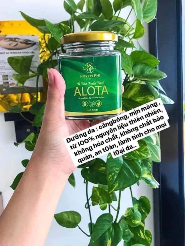 Mặt Nạ Ủ Tảo Xoắn Tươi ALOTA Huyền Phi Chính Hãng
