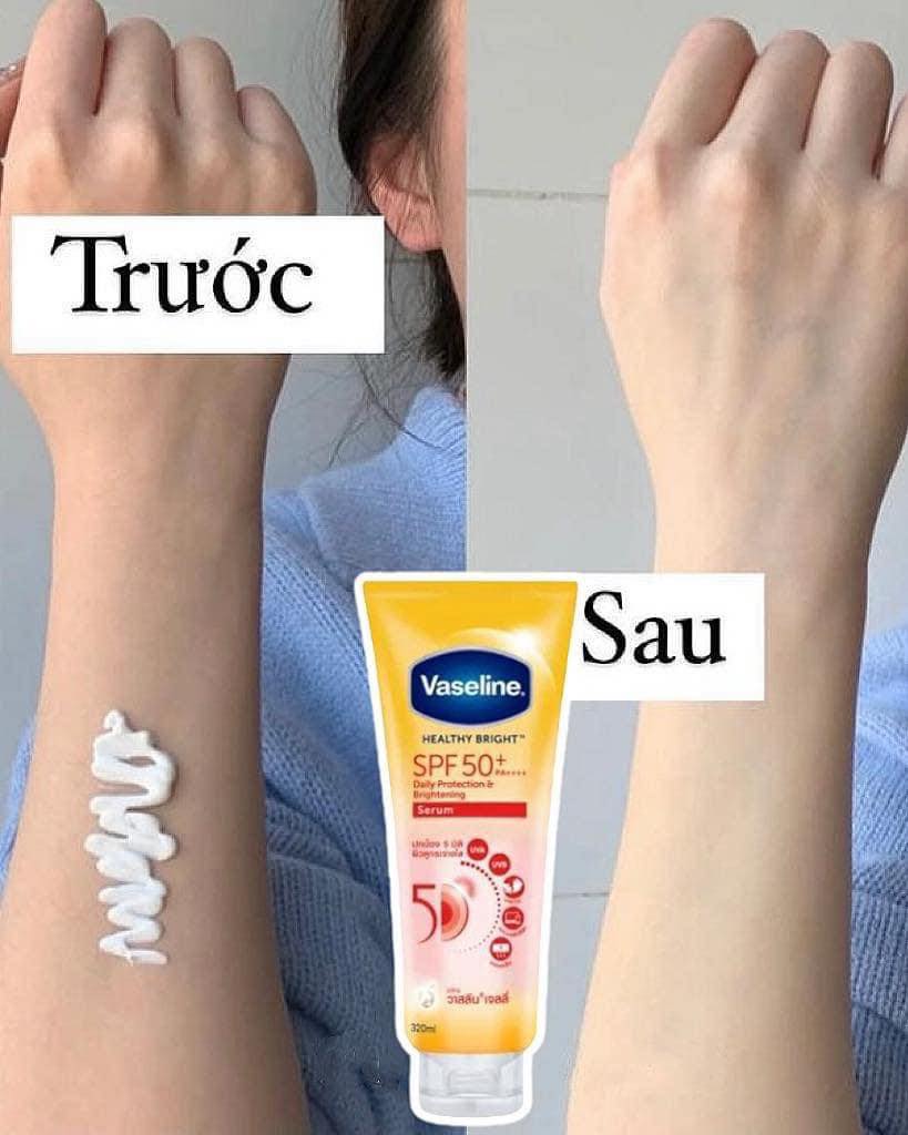 17033-285517462-959907771350932-8154524225617586265-n-1.jpg Sữa Dưỡng Thể Vaseline Healthy Bright Spf 50+ Daily Protection Brightening Serum 300ml (Hàng nhập khẩu có tem phụ) - VASELINE01