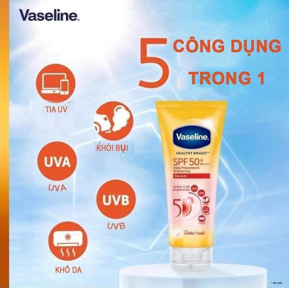 17033-289947833-558575119107106-5667146597988927378-n-1.jpg Sữa Dưỡng Thể Vaseline Healthy Bright Spf 50+ Daily Protection Brightening Serum 300ml (Hàng nhập khẩu có tem phụ) - VASELINE01