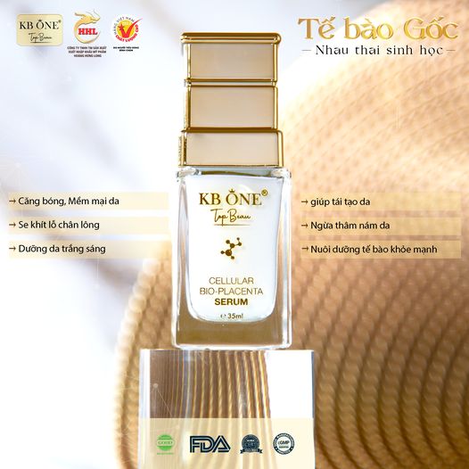 Serum tế bào gốc nhau thai sinh học Kb One Top Beau Chính Hãng