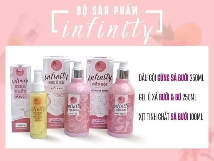 Dầu xả tóc gel ủ xả bưởi bơ Tuệ Vi infinity chính hãng