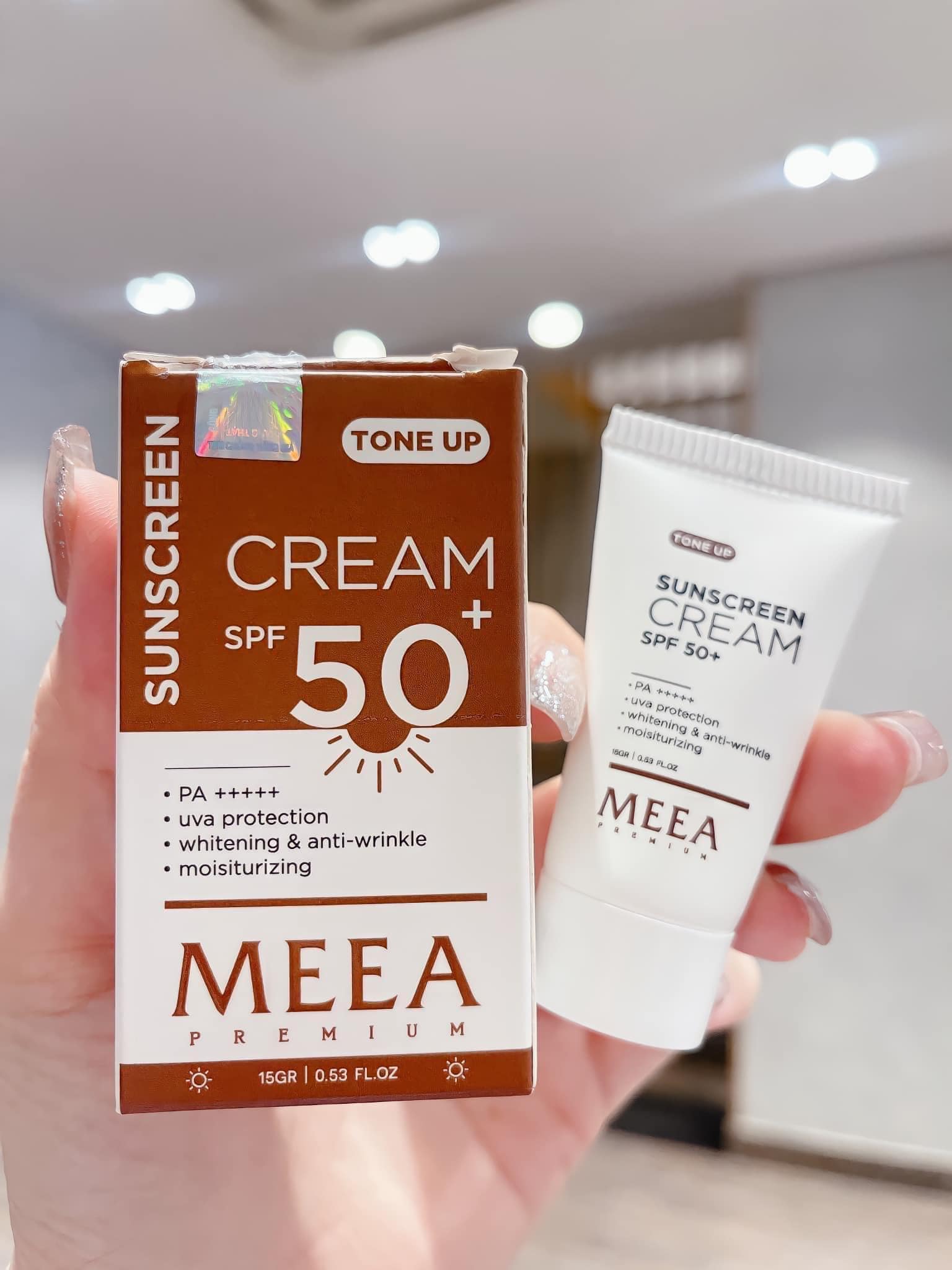 17194-292476510-2589466707855263-8156873682417907940-n-4.jpg Combo 5 Hộp Kem Chống Nắng MeeA Organic Mini 15ml - KCN01