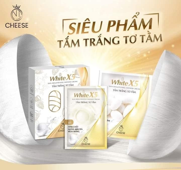 Tắm Trắng Tơ Tầm White X5 Cheese NT Cosmetics