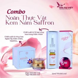 Kem Face trị nám dưỡng trắng da saffron Napoli Hải Âu Việt Chính Hãng - 8936106220160