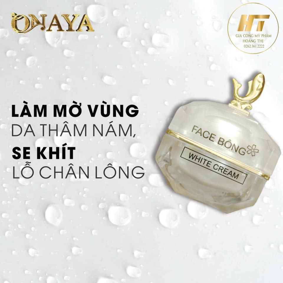 Kem face bông ONAYA dưỡng trắng da ngừa nám Chính Hãng