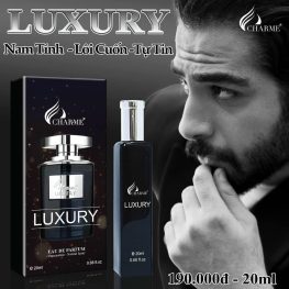 Nước hoa nam mini Luxury 20ml Charme chính hãng - 8936194692412