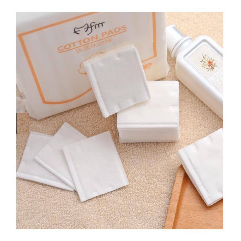 17936-8371f610c817d4cc49142a2d459f551c-1.jpg Bông tẩy trang con mèo fm cotton pads 3 lớp 222 miếng - 6951939796783