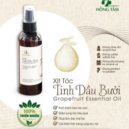 Combo Dầu Gội Xả Xịt Bồ Kết Tơ Tằm Hồng Tâm - COMBOHT