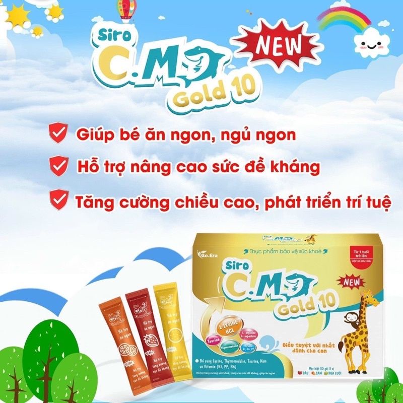Siro Cá Mập C.M Gold 10 Công Ty Go Era